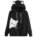 Women's Casual Hoodie - Character Gray L